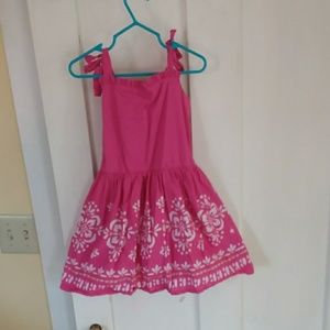 Gymboree girls size 6 pink strappy dress